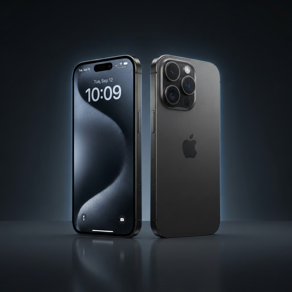 iPhone 16 Pro — coloris Titane noir